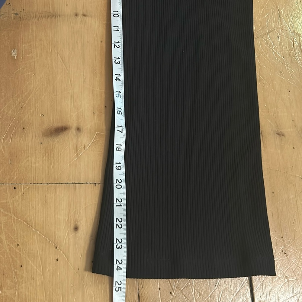 Reformation Ribbed Black Pants - Picture 4 of 6